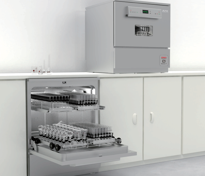 使用全自動實驗室洗瓶機(jī)時，怎樣放置待清洗器皿？